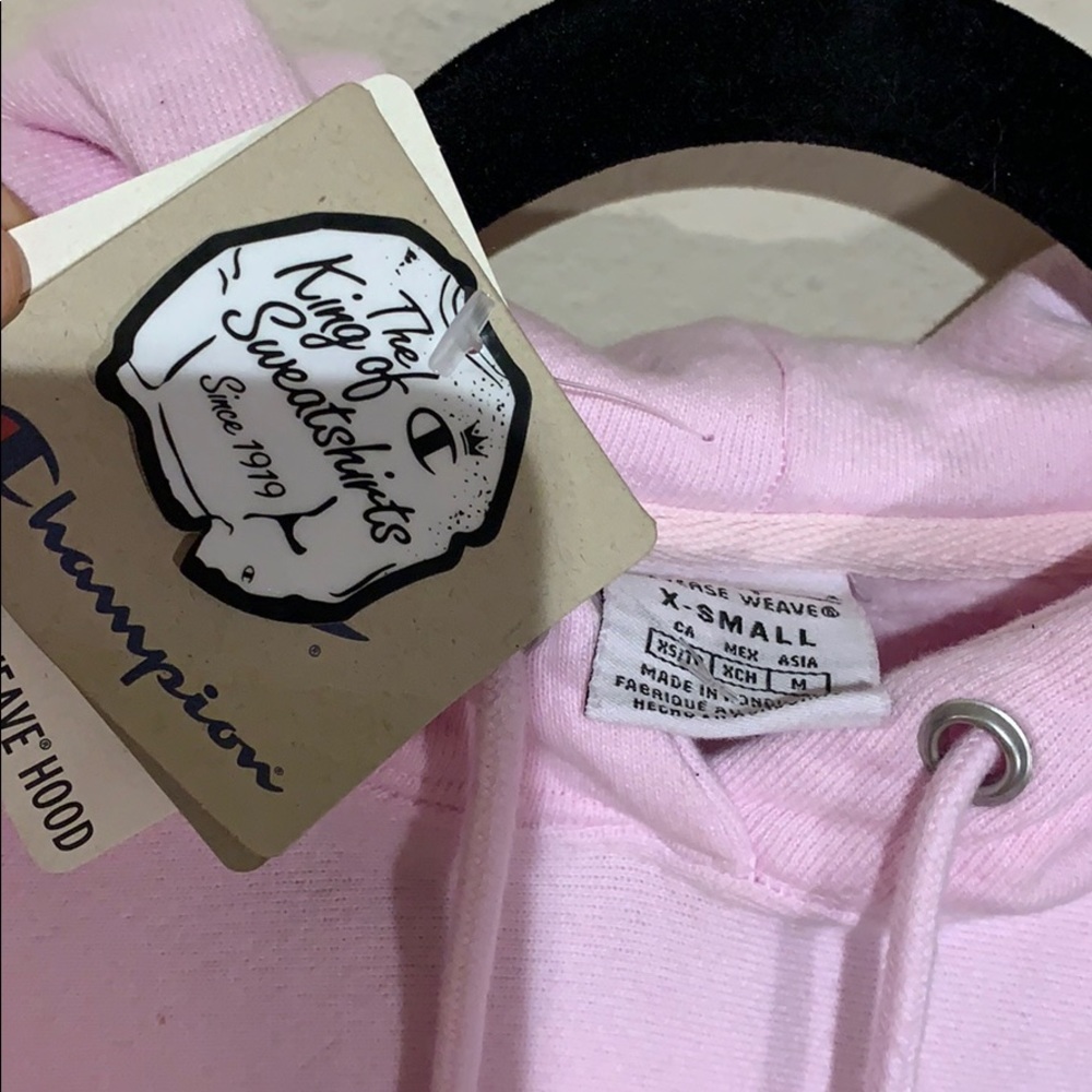 NWT Champion Purple Ombre Tie Dye Retro Hoodie XS - Picture 6 of 8